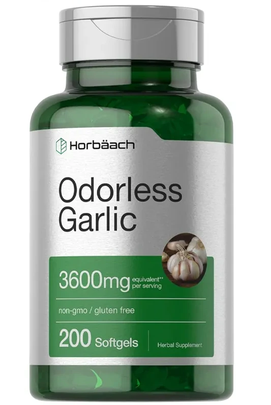 Odorless Garlic 3600 mg - 200 Softgels Odorless Garlic 3600 mg - 200 Softgels